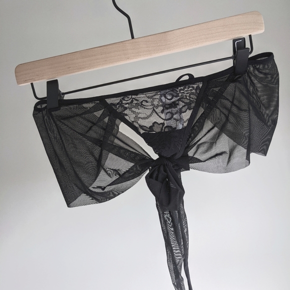 Halter cross sheer lingerie - Picture 7 of 7